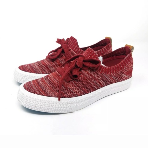 Blowfish Shoes - Blowfish Malibu Vegan Sneakers SZ 6 Red Lace Up